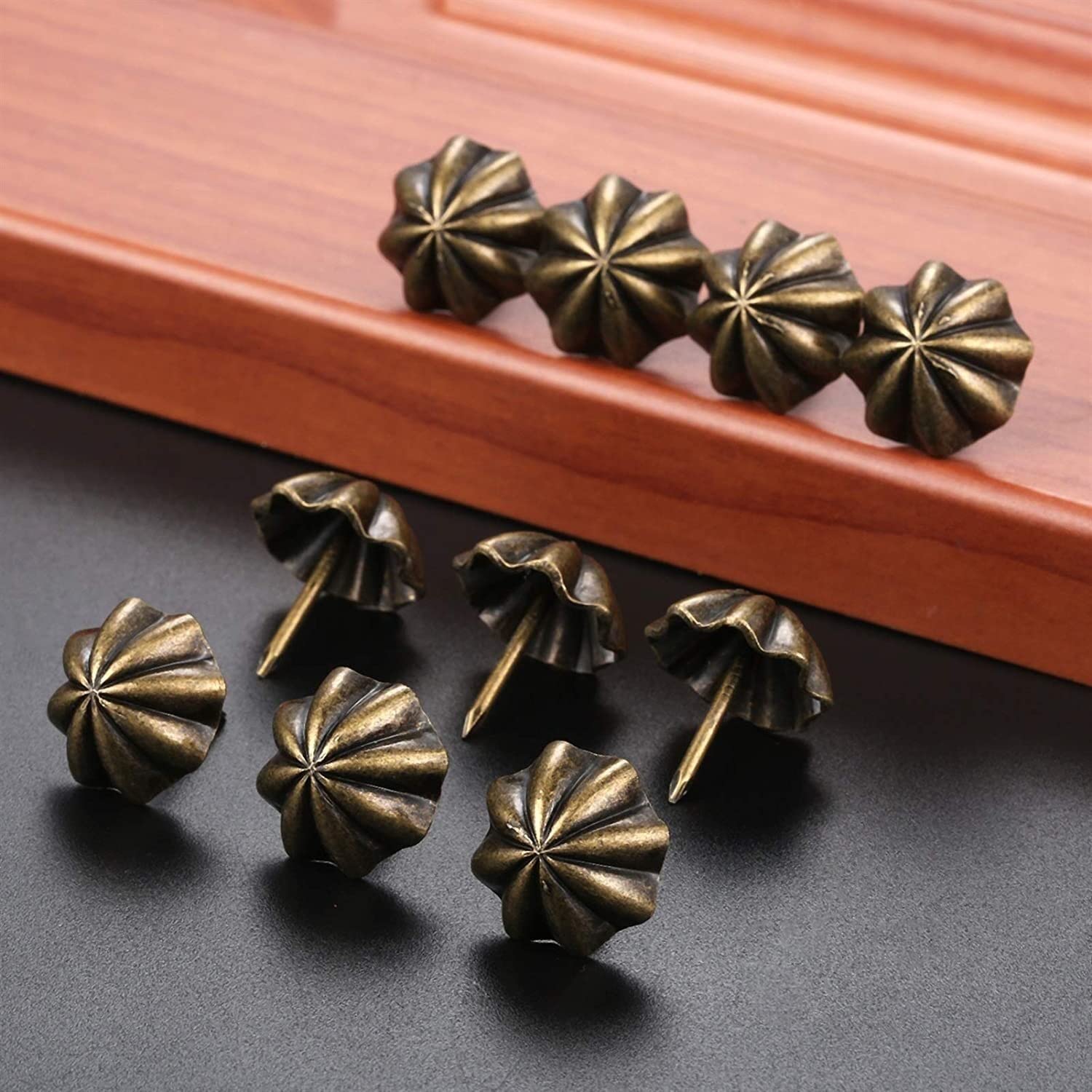 Parapluie/trèfle à Quatre Feuilles, 10 pièces, 20x22mm, boîte Bijoux en Bois, punaises de canapé, Goujons Porte, adaptés au Bureau l'école(Umbrella 20x23mm)