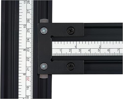 Miniatura 3 de Trend Varijig - Sistema de plantilla y plantilla de enrutador rectangular ajustable, marco de precisión para huecos, ranuras y moldes de panel