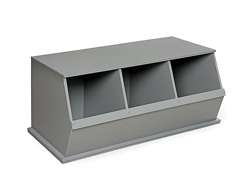 Miniatura 10 de Módulo de almacenaje con tres compartimentos pequeños de Badger Basket , Plateado Gris,Lila,Rosa,plateado