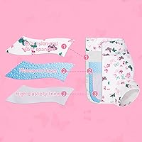 Vista 6 de BIG ELEPHANT Pañales de natación para bebé, 3 piezas, reutilizables, ajustables, lavables, impermeables, para niños y niñas, de 12 a 24 meses