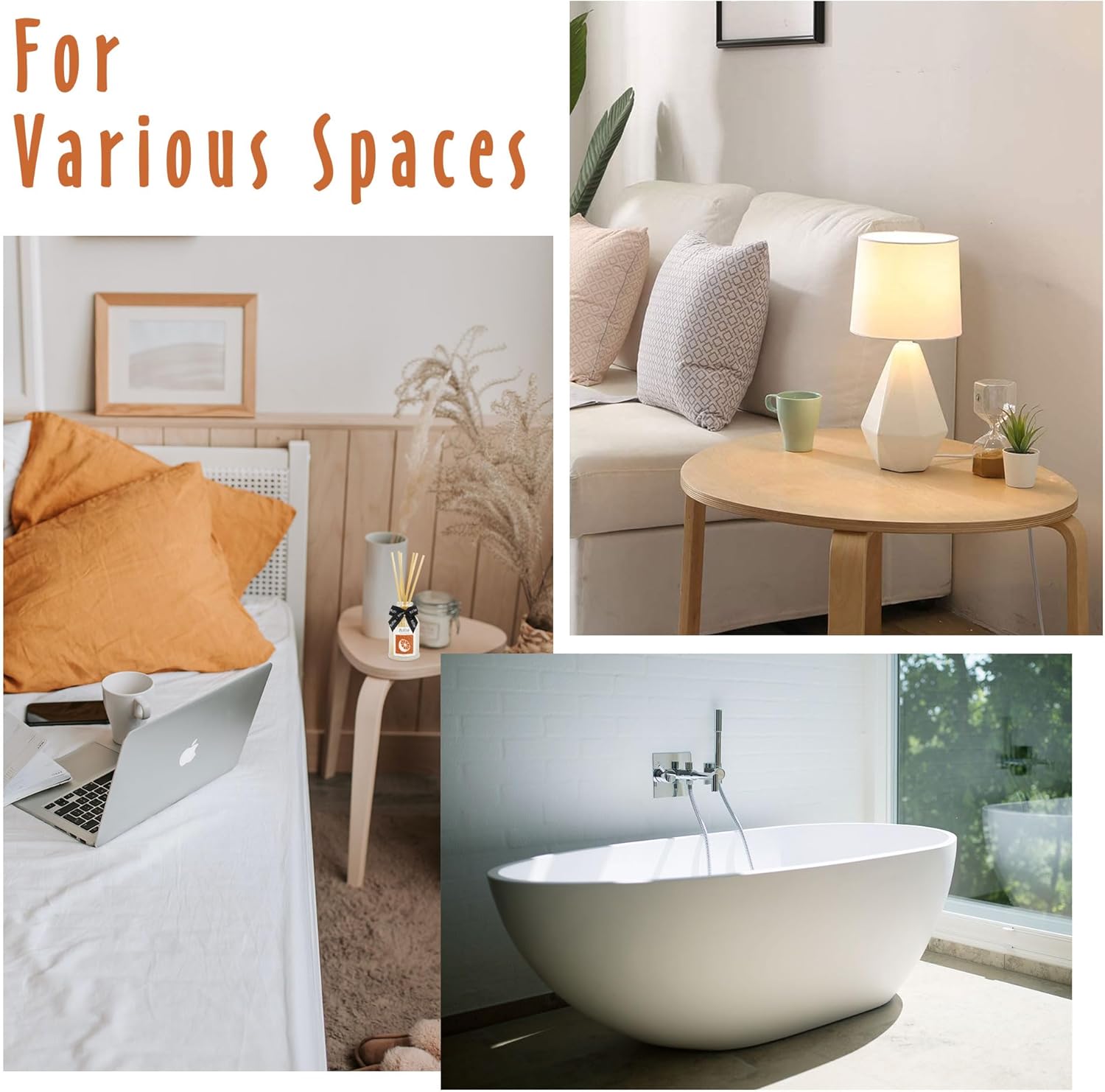 Reed Diffuser Set, MitFlor Citrus Amber Hotel Collection Diffuser 3.4 fl oz, Long-Lasting Fragrance Home & Bathroom Decor, Aromatherapy Diffuser Oil Gift Set - Image 6