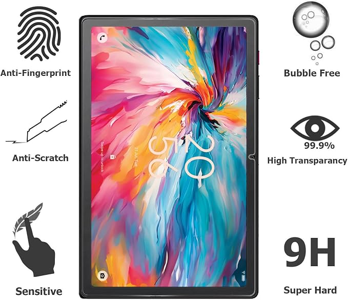 Protector de Pantalla de Vidrio Templado 9H para TCL TAB 10 NXTPAPER 5G miniatura 2