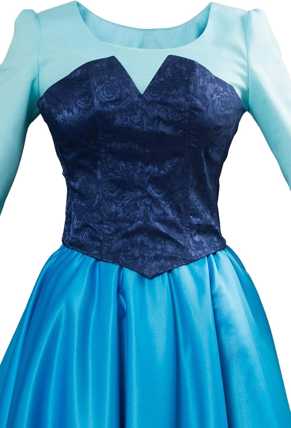 Miniatura 4 de SIDNOR Women Girls Ariel Cosplay Dresses Costume Princess Party Outfit Ball Gown Uniform Blue