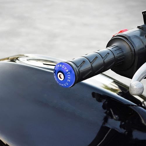 Miniatura 2 de GUAIMI Extremos de barra de motocicleta Street Bike 78" Agarres para manillar Tapones universales para motocicletas-Azul