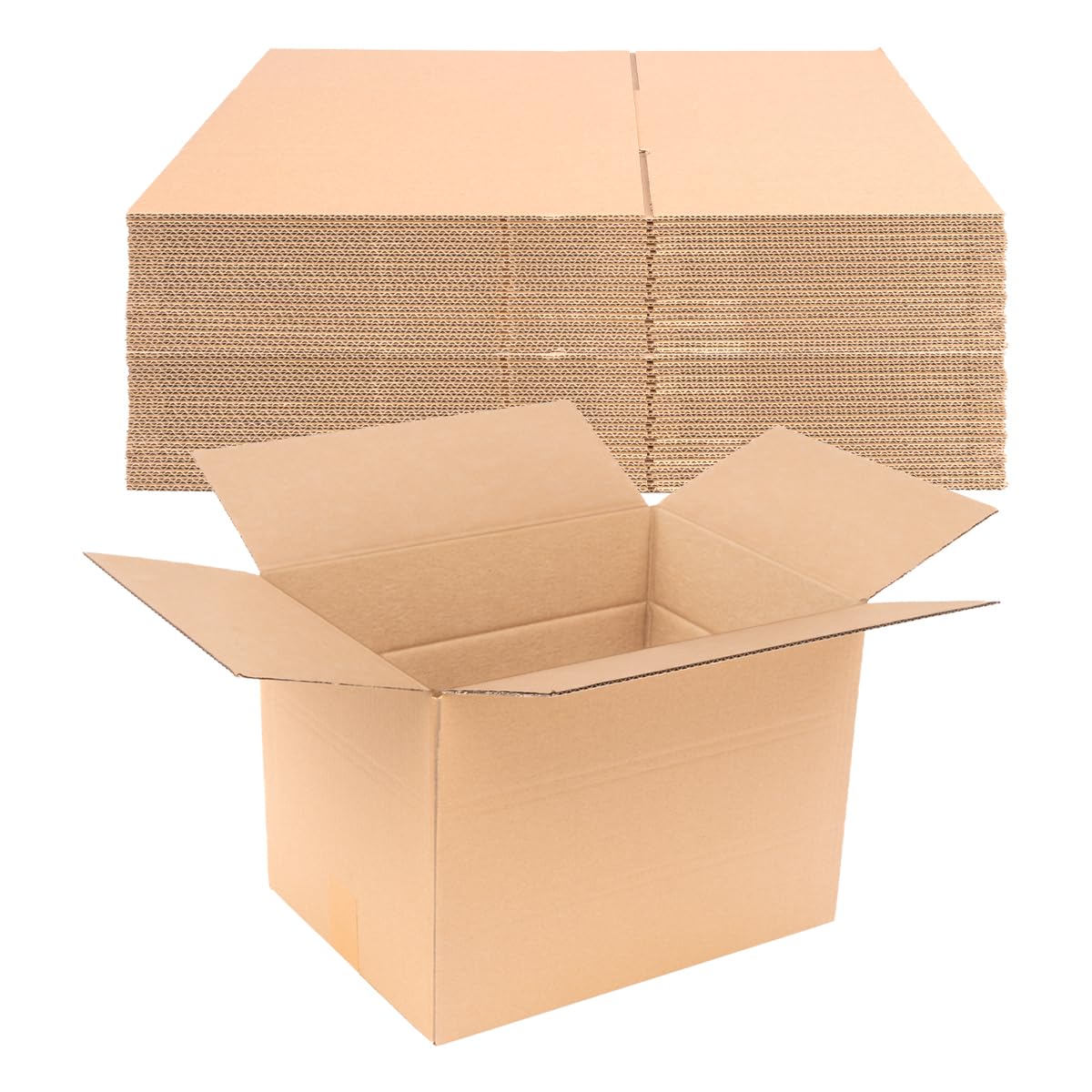 verpacking 100 cajas plegables cajas de envío DHL cajas 400 x 300 x 300 mm, KK-100, 1-corrugado, cartón plegable, caja plegable de cartón, caja de envío, caja de embalaje, caja de cartón