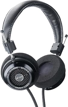 GRADO Classic Series SR325 Open-Back Headphones Wired, On-Ear, Aluminum Housing, Detailed Sound, Home Listening