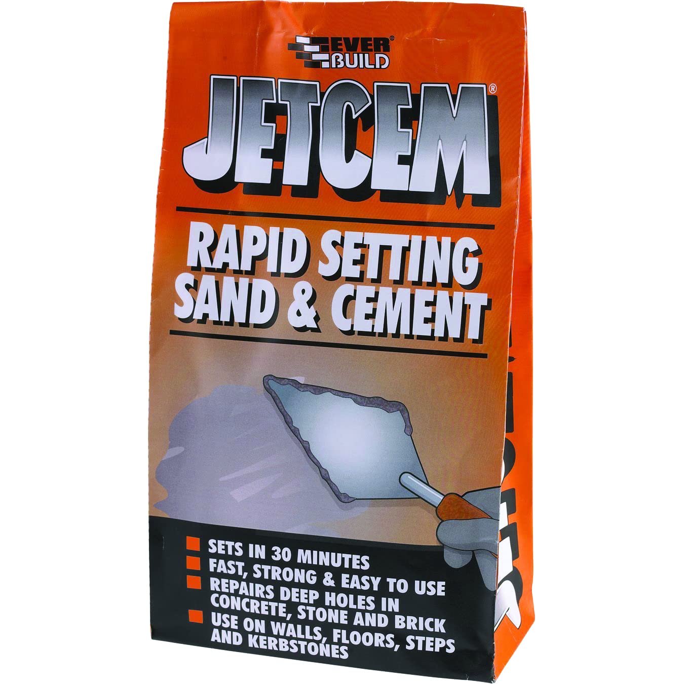 1Everbuild JETX6 Jetcem Premix Sand and Cement 6Kg (Single)