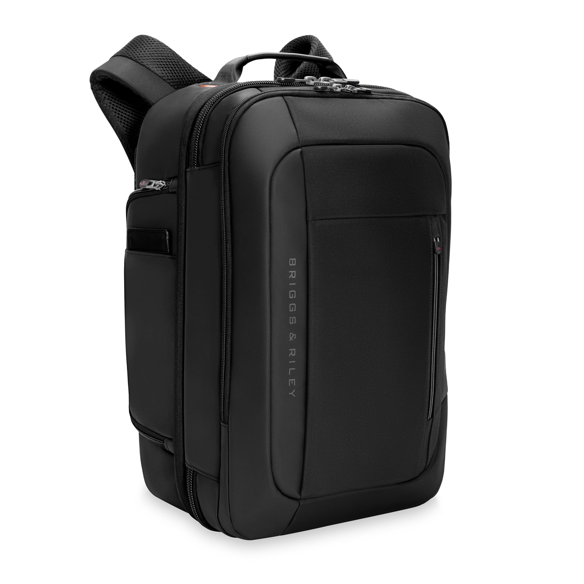Briggs & Riley Medium Convertible Backpack Duffle Bag - Carry On for Men & Women, Use for Travel, Gym, or Work, Overnight Weekend Luggage, Shoulder Strap, Laptop Compartment - ZDX Collection, Black