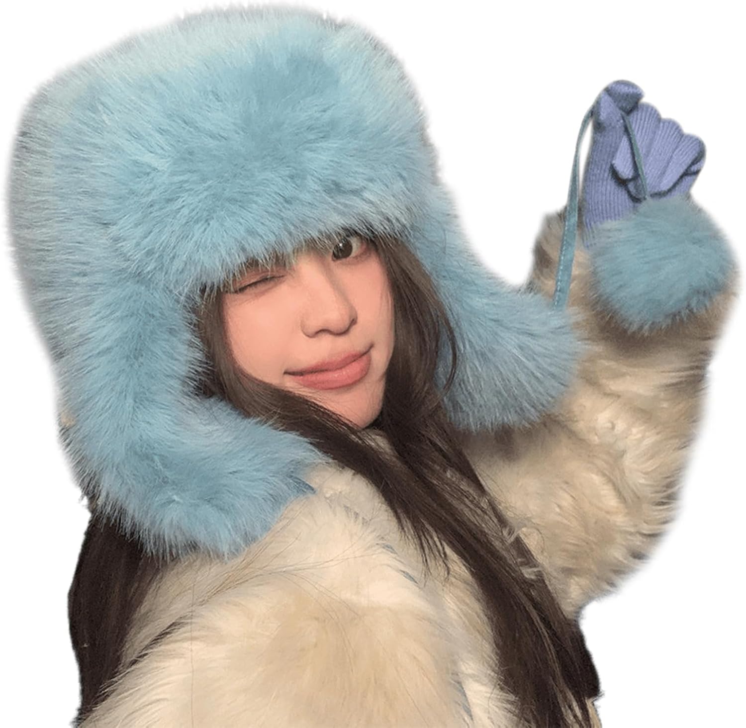 Unisex Warm Hat Trapper Hat Stylish Caps Warm Hat Ushanka Hat for Outdoor Winter for Skiing Camping Hiking
