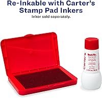 Vista 4 de Carter's Felt Red Stamp Pad, 2.75 x 4.27 Inch Ink Pad (21071)