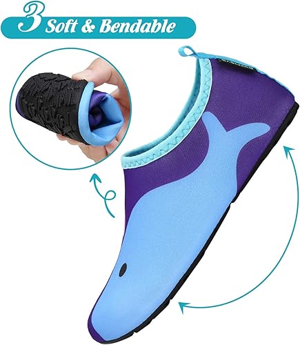 Miniatura 4 de Zapatos de agua para hombre y mujer, secado rápido, para playa, piscina, buceo, surf, deportes acuáticos, caminar, yoga
