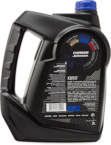 Miniatura 3 de Evinrude BRP Marine XPS Evinrude Johnson MAR - Jarra de galón de mezcla semisintética