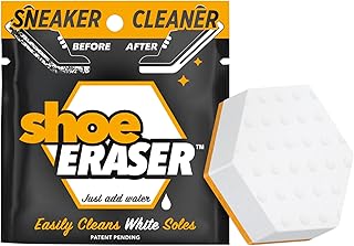 Shoe Eraser Instant Sole and Sneaker Cleaner, Premium, Disposable, Dual-Sided Sponge for Cleaning & Whitening Shoe Soles (...