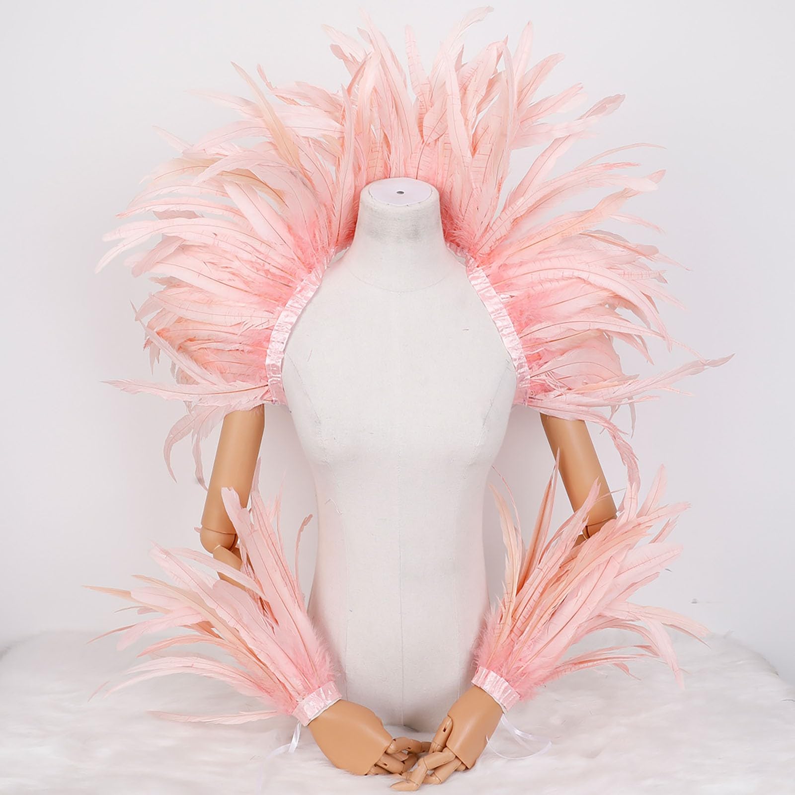 Kostium na Halloween karnawał gotycki kostium kobiety wampir peleryna długi koronkowy kołnierz elegancki szykowny bal maskowy bal maskowy A111