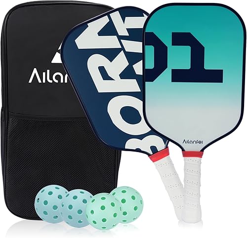 ALANFEI 12-Pack Premium Pickleball Balls -Compliant USAP Approved, 40 Holes OutdoorIndoor Pickle Balls Perfectly Balanced, High Bounce True Flight,