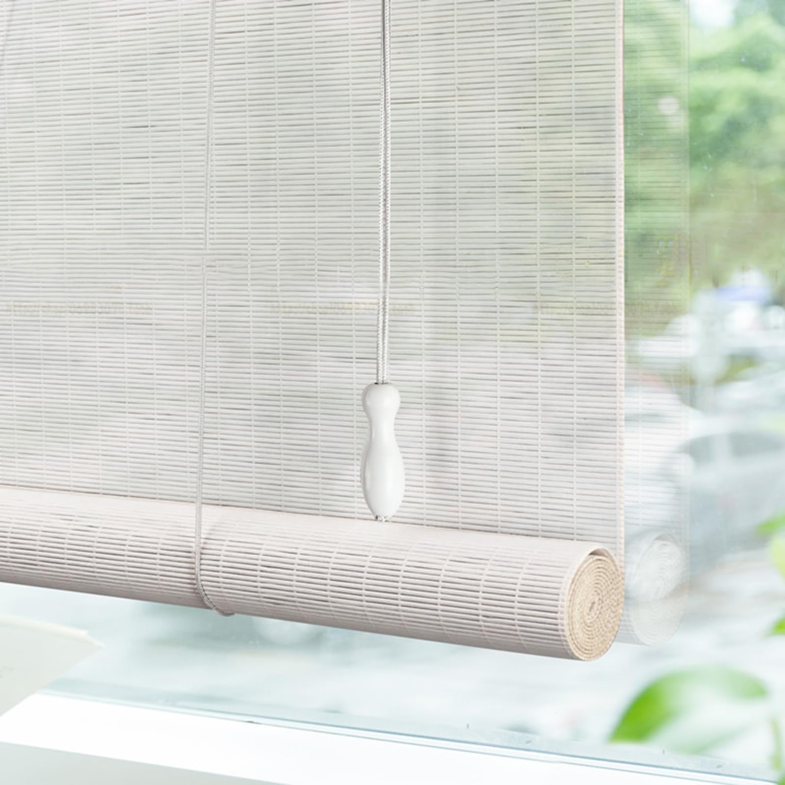 Rouleau de bambou occultant Ele 70,1 x 160 cm pour extérieur