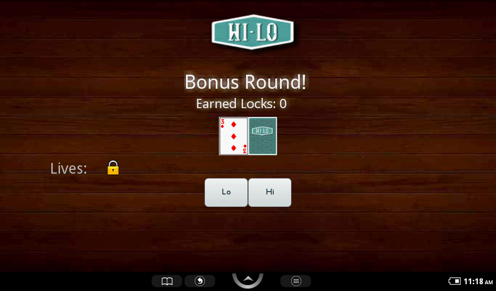 Hi Lo Card Game Application sur Amazon Appstore