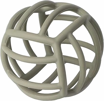 Amazon Sunny Corporation 赤ちゃん ベビーボール 歯固め シリコンボール オーボール シリコン 耐熱 安全 やわらかい ベビー用品 食品グレードシリコン パステルカラー ブルー プレゼント 出産祝い おもちゃ 初めてのボール 安心素材 グリーン 歯がため ベビー