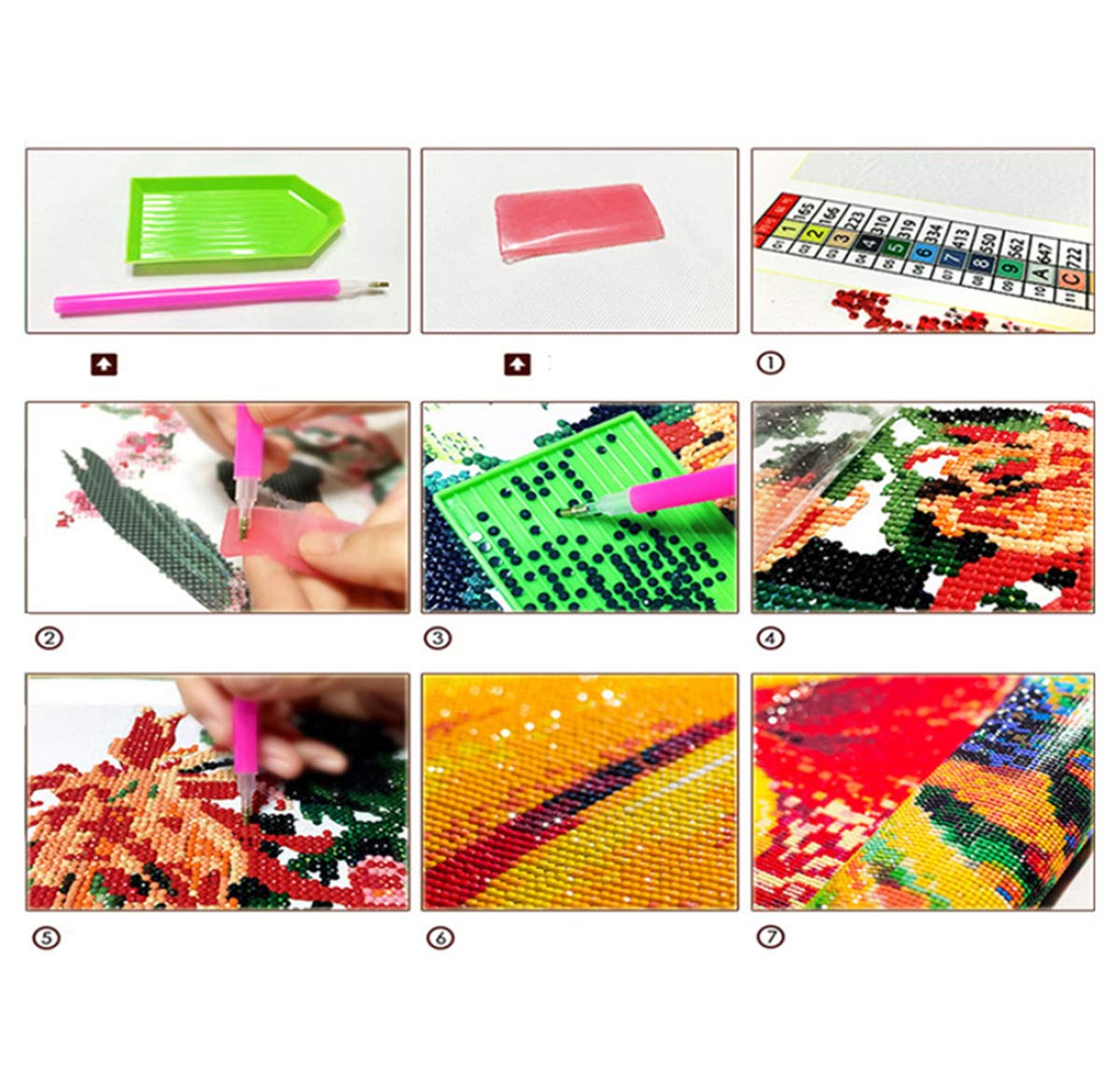 DIY Diamant Malerei Kit – 5D Baby Robbe Motiv, 30x40 Cm, Mit Vollem Werkzeugsatz Für Home Decor