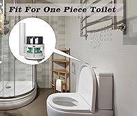 Vista 5 de Válvula de descarga de inodoro para orificio de descarga de 3 pulgadas, kit de repuesto de inodoro de una pieza, válvula de tanque de inodoro apta