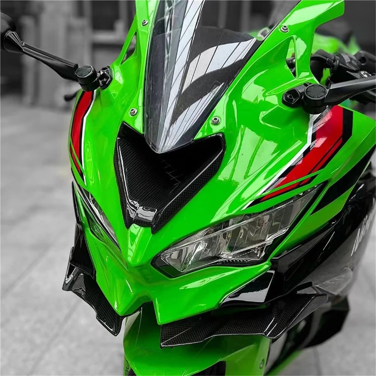 Do ZX4RR ZX-4R 2023+ Przednie Aerodynamiczne Skrzydełka Fairing Tail Cover(B)
