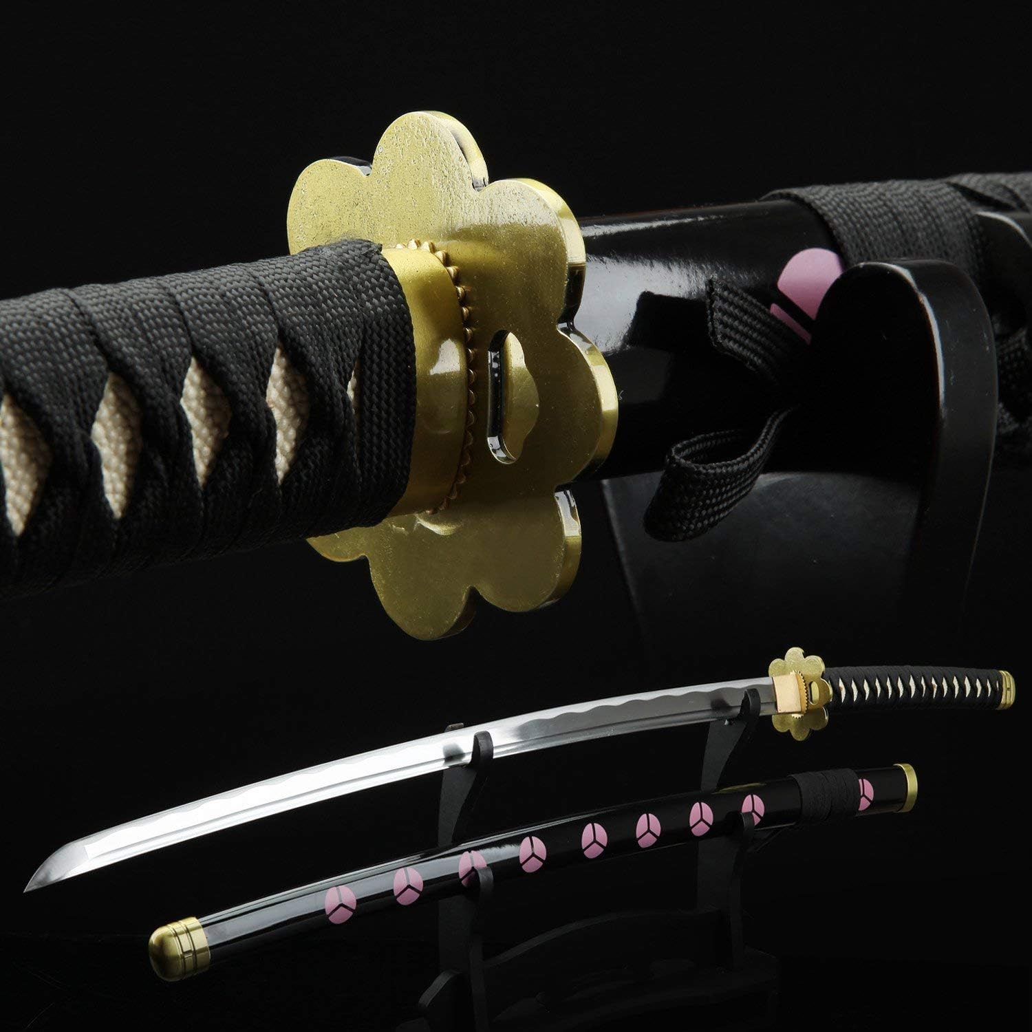Zoro Katana,Fully Handmade 1045 Carbon Steel Real Japanese Katana,One Piece Roronoa Zoro Samurai Sword