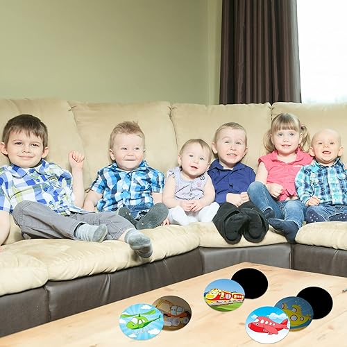 Miniatura 6 de 10 calcomanías de entrenamiento para ir al baño, para el tráfico, reutilizables, para ir al baño, blancos que cambian de color, para uso en