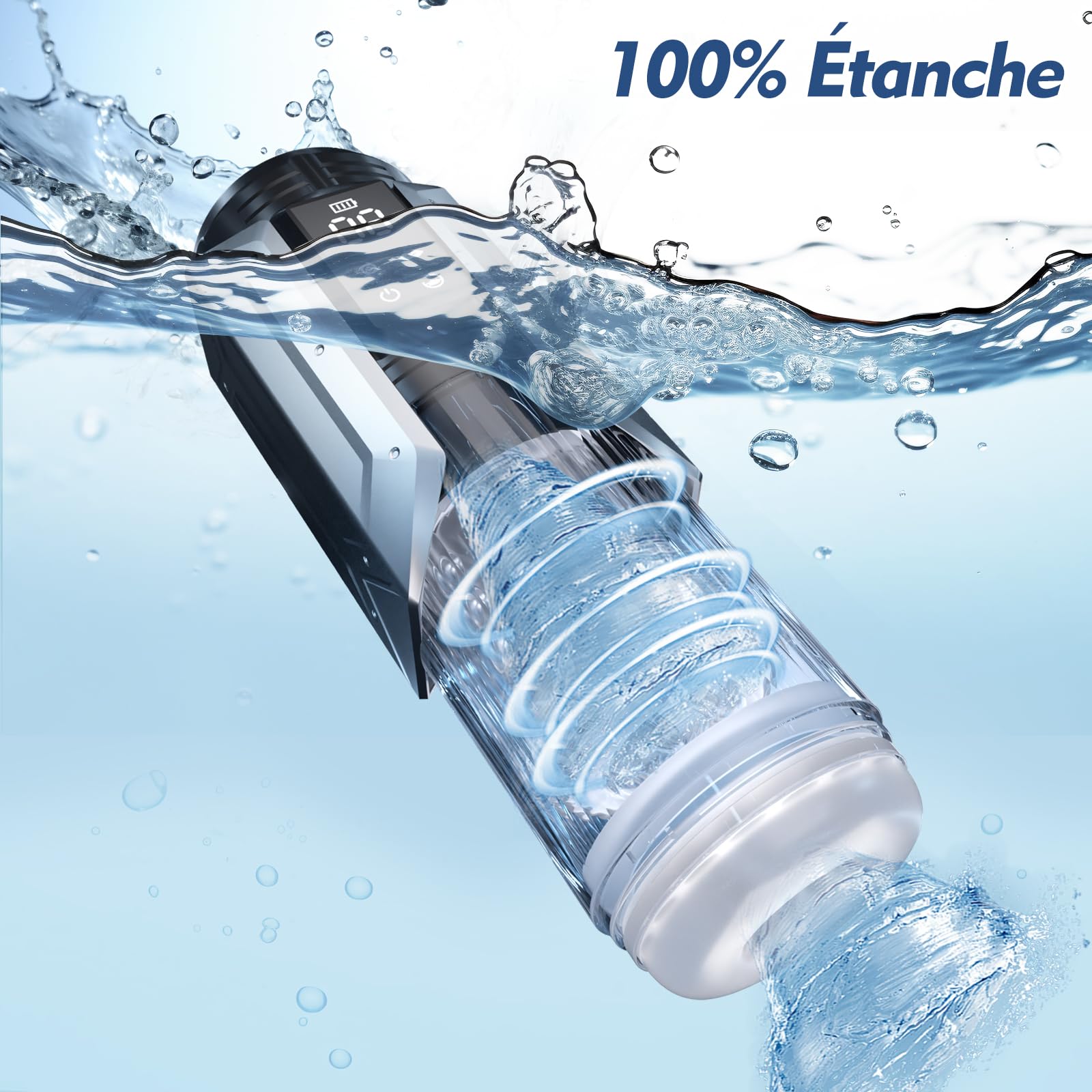 Masturbateur Homme Sex Toýs Homme - Masturbeuse Homme Sextoyse Homme Sex Toys avec 7 Modes de Succion & Vibration & Télescopique & Rotation Masturbateurs Masculins Masturbâteur Homme Mains Libres