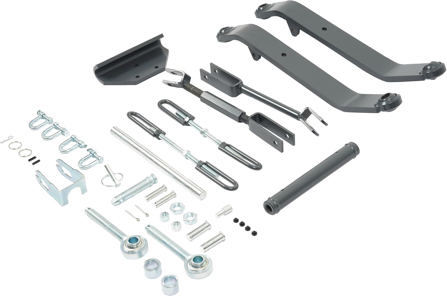 KUAFU 3 Point Hitch Kit Compatible with Kubota BX Tractors Models Heavy Duty Steel Powder Coated Gray