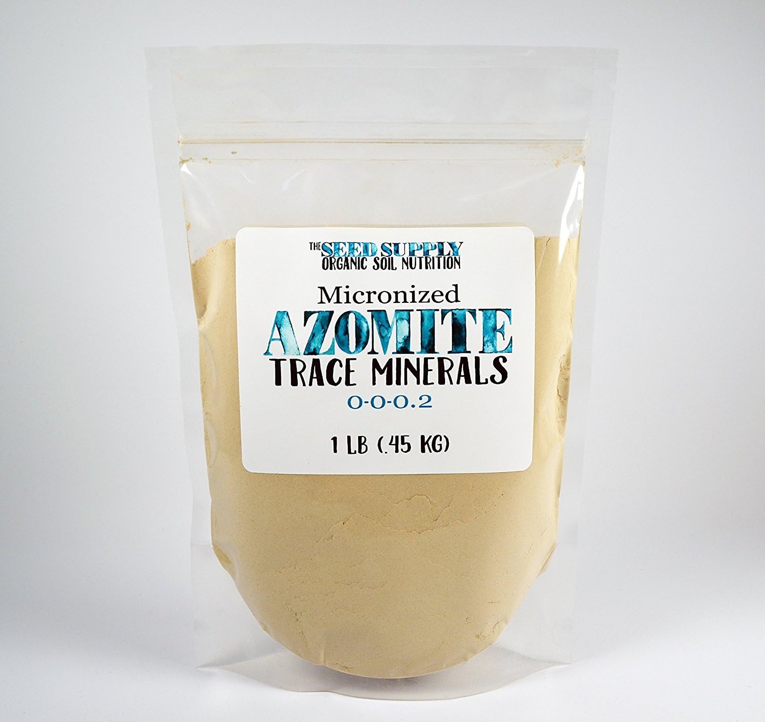 1 Pound Azomite Micronized Powder by The Seed Supply Natural Trace Mineral Powder