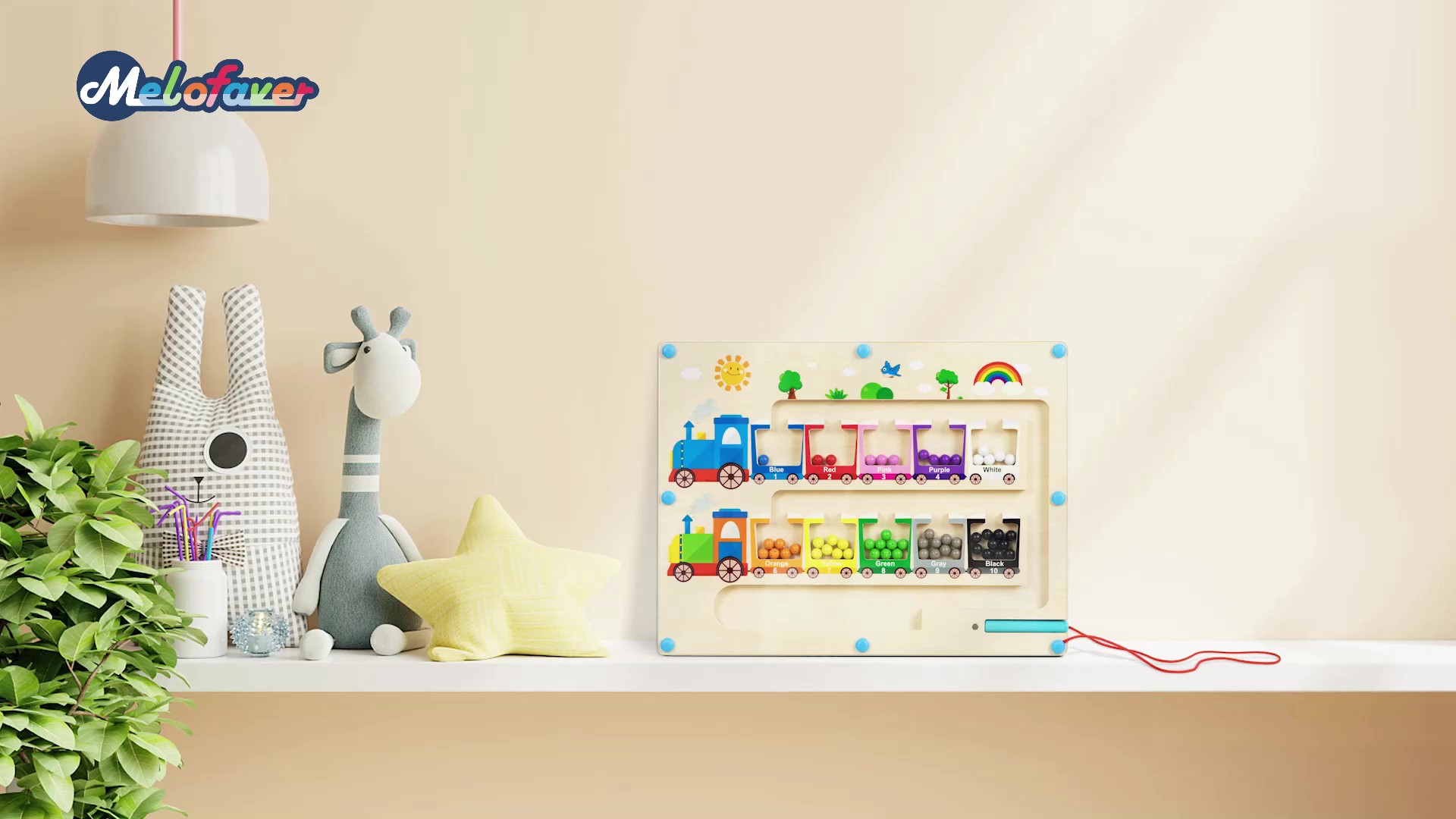 Amazon.com: Magnetic Color and Number Maze, Montessori Toys for 2