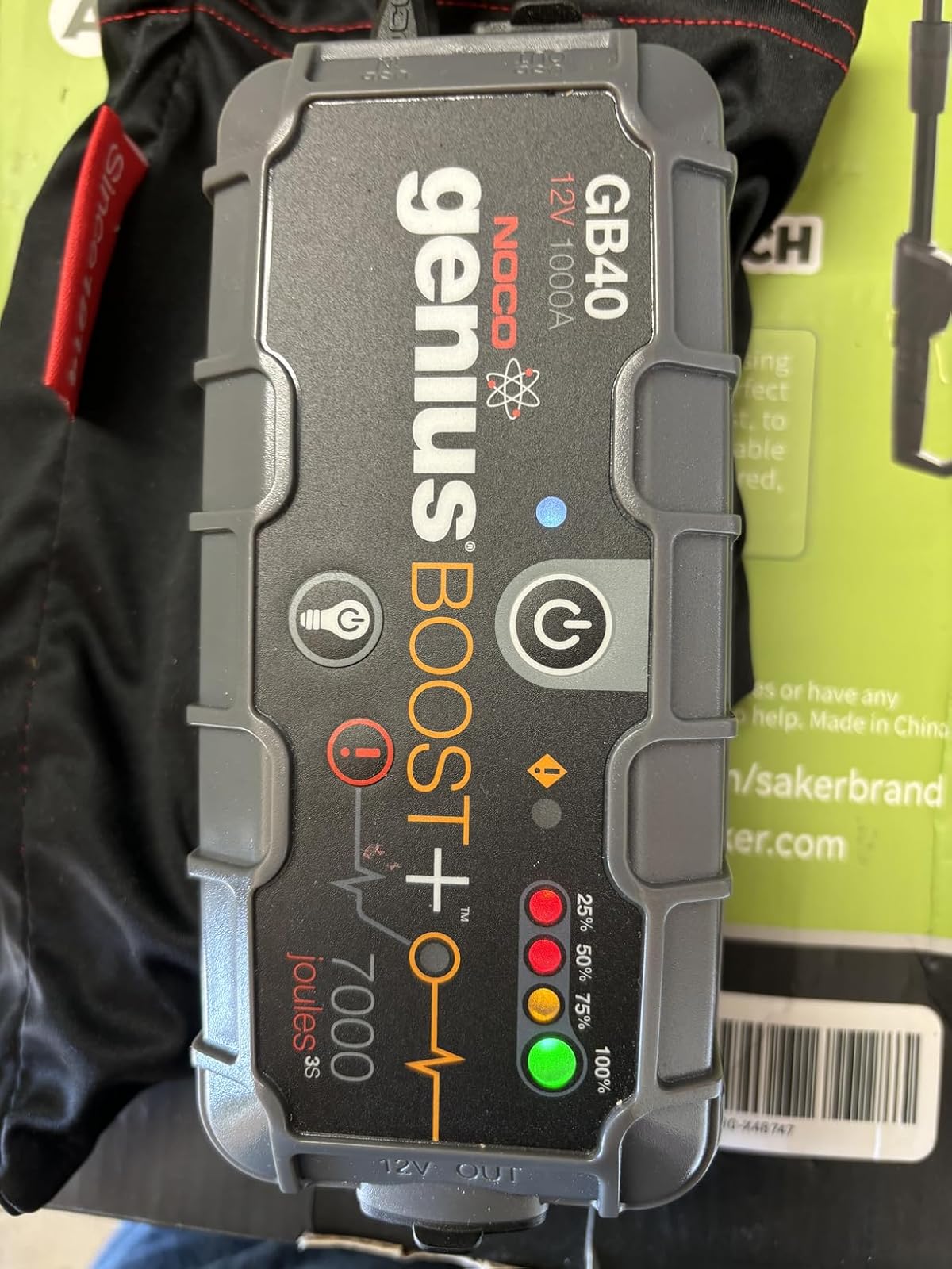 Noco Gb40 Blinking Red Light