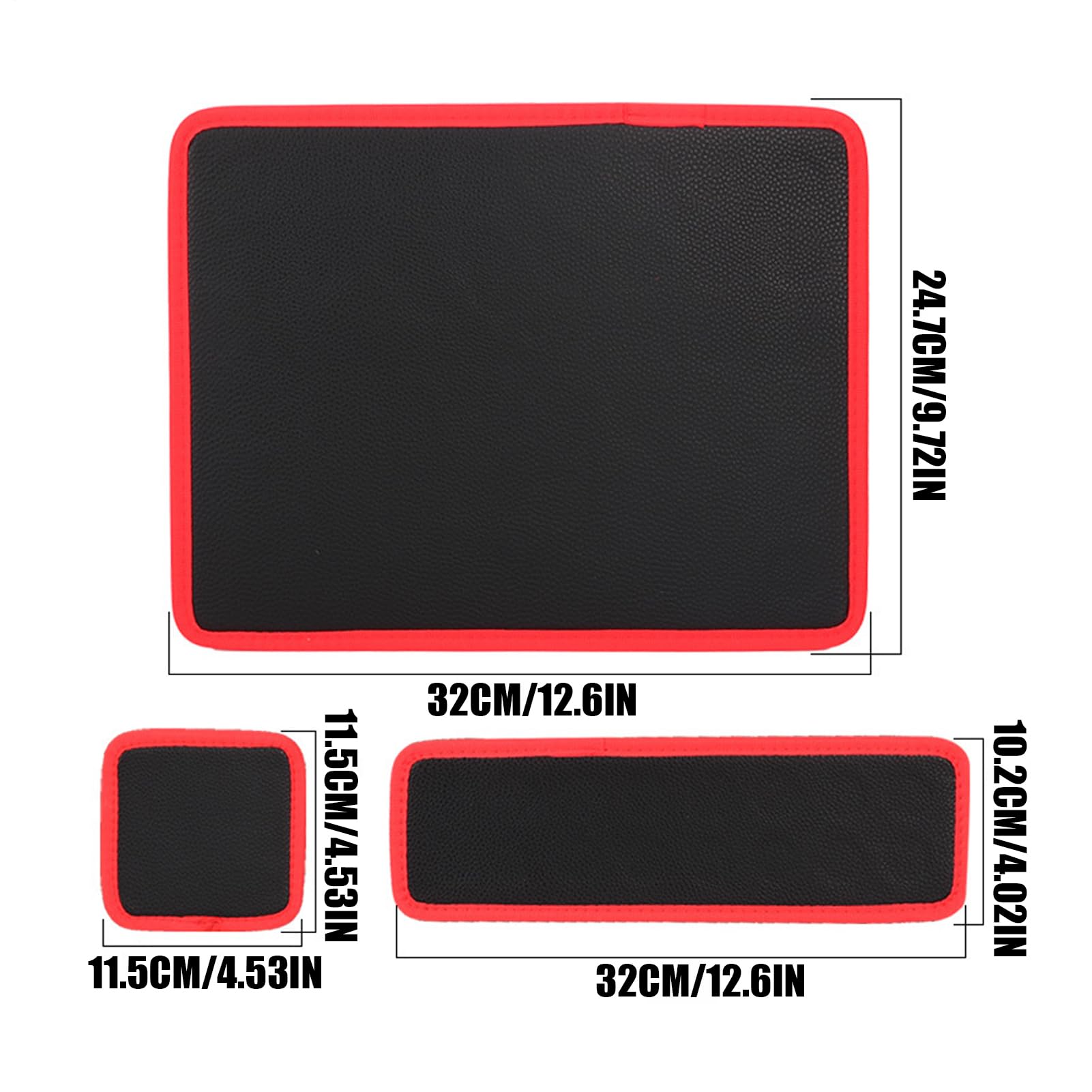 Magnetische Werkzeugmatte 3 Teile Werkzeugmatte Mit PVC Schutzschicht | Flexibles Magnetisches Haltepad für Kleinteile für Garage Werkstatt Auto
