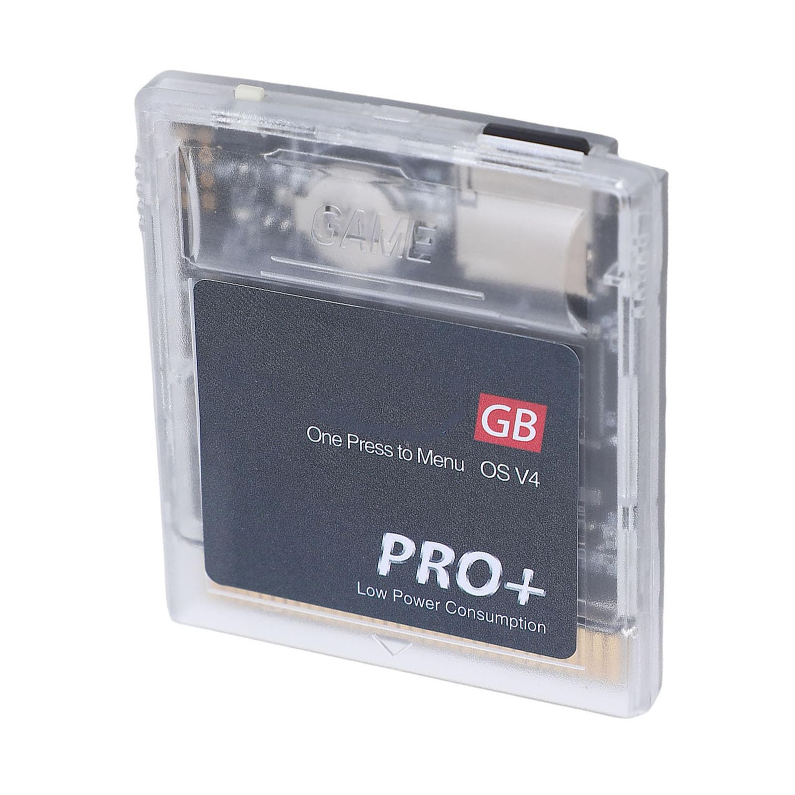 Generic Cartuccia Multigioco Cartuccia di Gioco Adatta per Gameboy Advance e SP 1000 in 1 con Tecnologia di Risparmio Energetico (Bianco Trasparente)