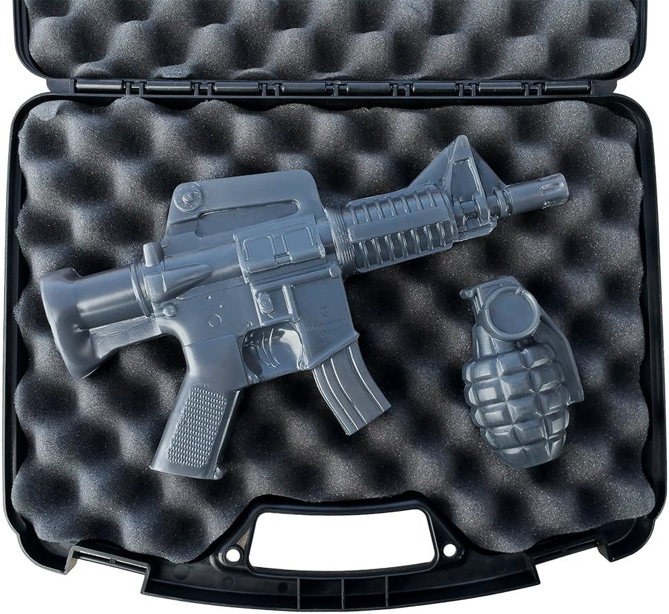AR15 and Grenade Soap Gift Set - Includes Case