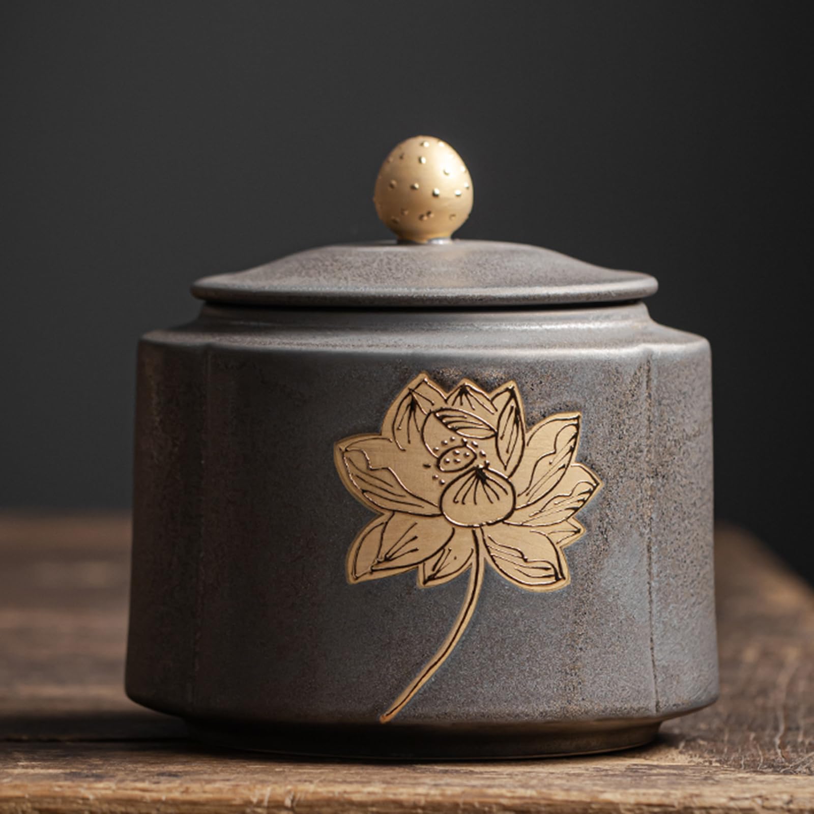 Urna funeraria commemorativa umana in ceramica di medie dimensioni, per ceneri, ceneri di animali domestici, bara per adulti, colore grigio
