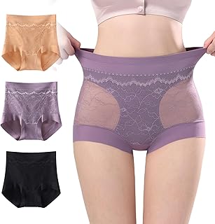 [veimia] 3枚組 ハイウエストショーツ レディース【補正ショーツ】産後骨盤サポート ウエストや骨盤まわりをやさしく整えたい方へ 女性用 下着 美尻 吸汗 通気 補正下着 お腹まで包む 深め 柔らかい 締め付けない