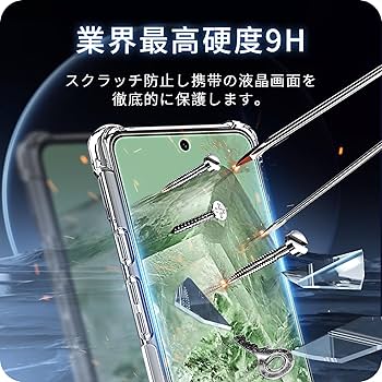 Amazon | iCarez 対応 Google pixel 8A ケース クリア （1個）+