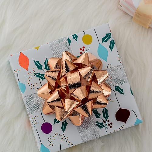 Vista 41 de WRAPAHOLIC Surtido de lazos de regalo azules (24 lazos) para cumpleaños, bodas, Navidad, baby shower, despedidas de soltera