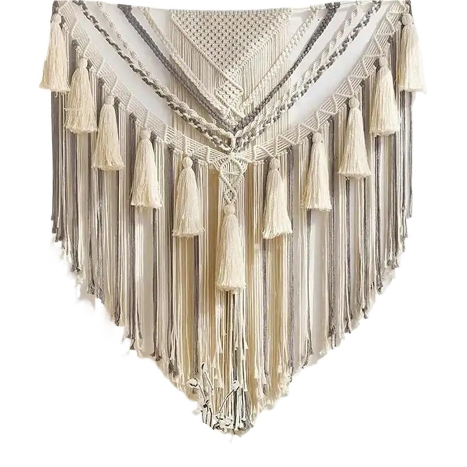 SDIUAKBV Arazzo da Parete con Nappa Arazzo da parete grande 140x120 cm con nappa in macramè, arazzo, tenda for finestra e porta, decorazione for la casa