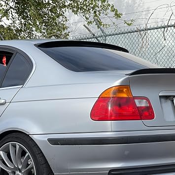 SpoilerKing Rear Window Roof Spoiler Visor 284R Compatible with BMW 3 Series E46 1998-2006 Sedan 4DR