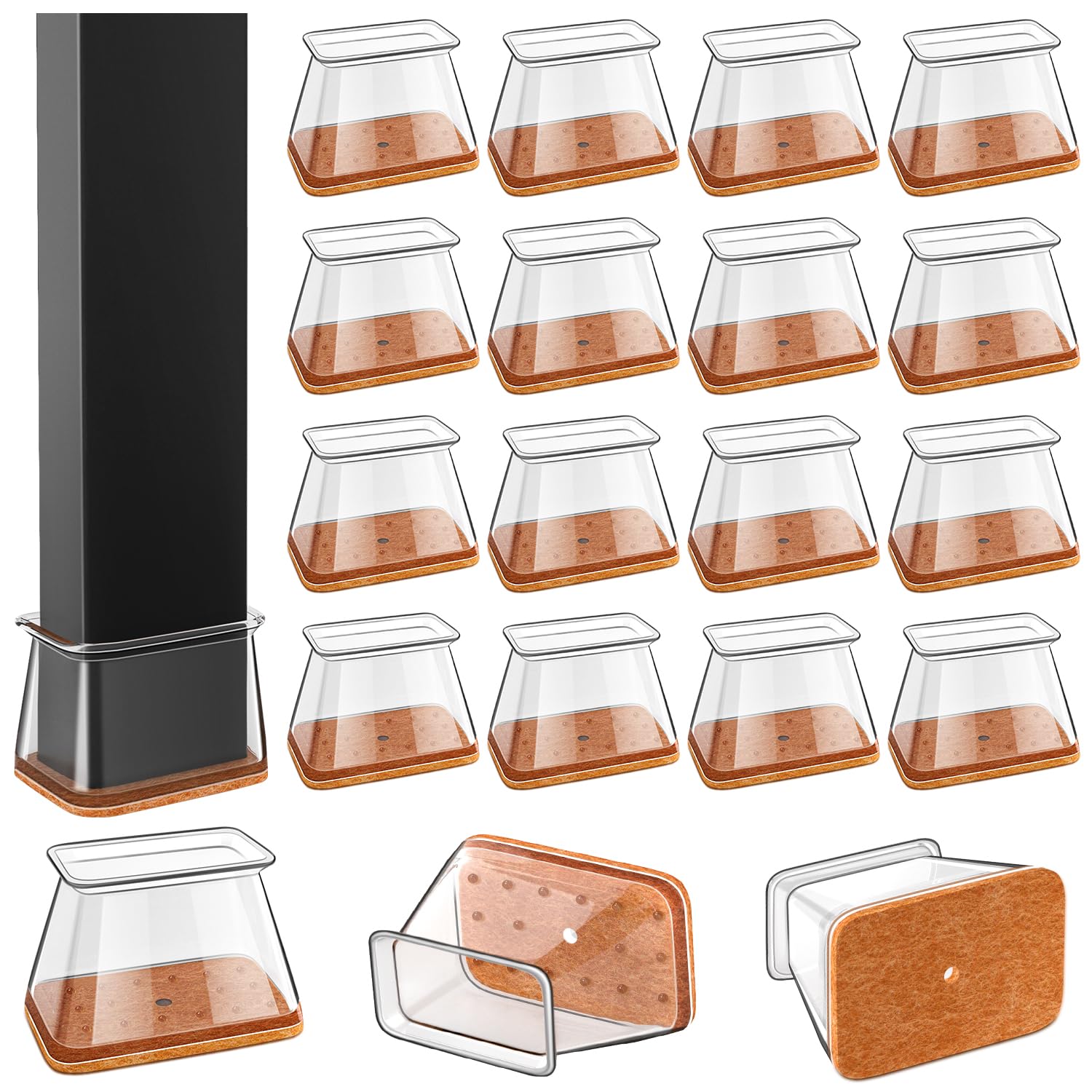 Chair Leg Floor Protectors Rectangle