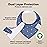 KeaBabies 10-Pack Organic Baby Bandana Bibs for Girls - Super Absorbent Triangle Baby Bibs for Drooling and Teething Infant, 100% Cotton Extra Soft for Newborn, Infant 0-36 Months (Marine Muse)