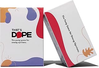 That's Dope: The Party Game for Strong Opinions • Core Pack | 288 Topic Cards, 6 Voting Card Game Set | Fun Adult and Family Party Game