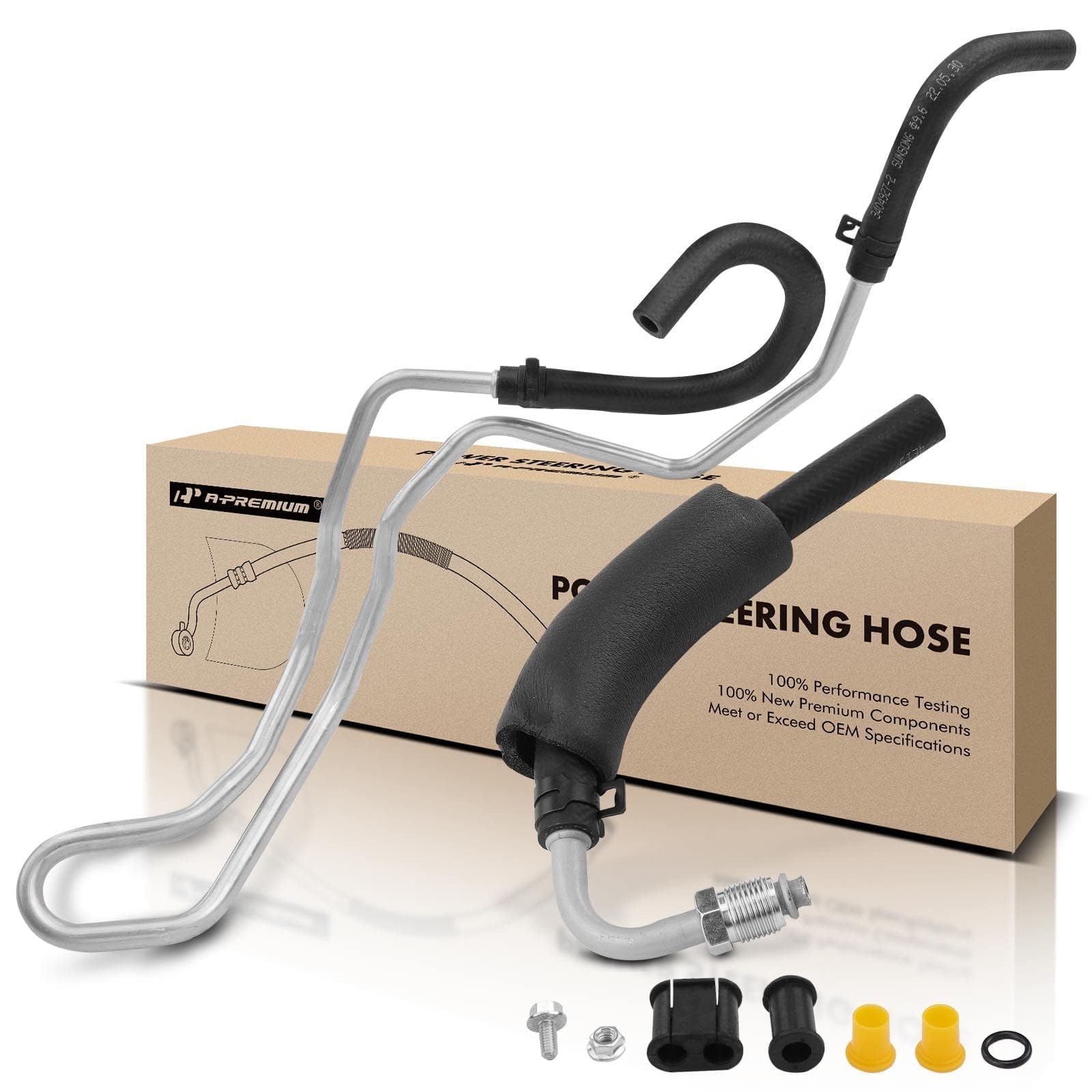 A-Premium Power Steering Return Line Hose Assembly Compatible with Lexus GS400 1998-2000 GS430 2001-2005 SC430 2002-2010 4.0L 4.3L Gear To Reservoir