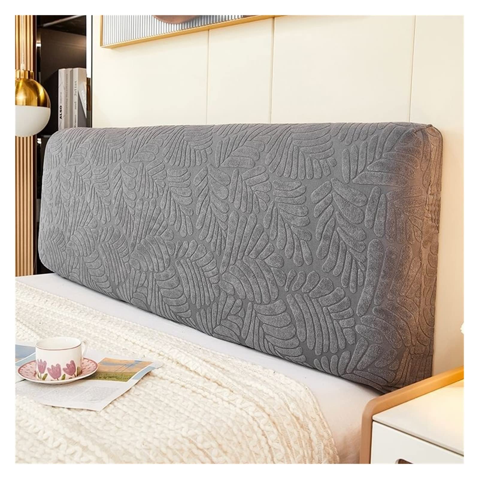 Cabecero Protectora Fundas Cabecero de Cama 150/180 Cubierta de la Cabecera de la Cama,Adaptable para Cabeceros Cabezal Tapizado en Polipiel (Color : #19, Size : 120cm(47inch))