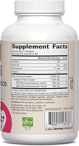 Miniatura 10 de Equilibro EPA-DHA de Jarrow Formulas EPADHA120 120 1 1