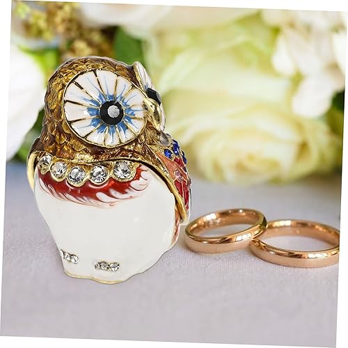 Miniatura 6 de BESPORTBLE Caja de almacenamiento de joyas, contenedores de escritorio, organizador de maquillaje, caja organizadora de maquillaje, bandeja para