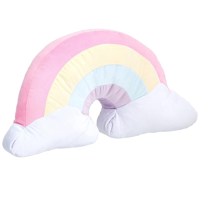 Amazon Basics Rainbows Decorative Pillow, 56 x 33 cm,