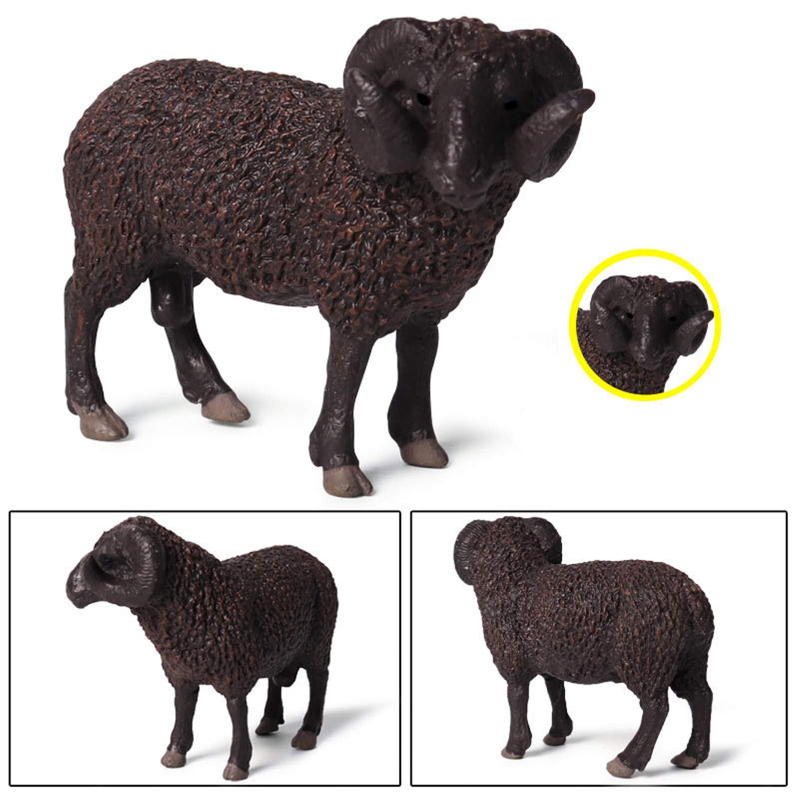 Amazon.co.jp: Eden Toys ヒツジ 羊 綿羊 ヤギ 山羊 動物 野生動物